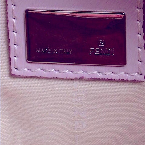 Vintage Fendi Pink Zucchino Sequins mini forever Bag Limited Edition - Picture 12 of 15